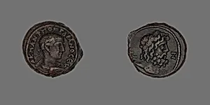 Coin Portraying Emperor Gordian III by Ancient Egyptian