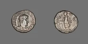 Coin Portraying Emperor Valerian by Ancient Egyptian