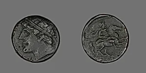 Coin Portraying King Hieron II by Ancient Greek