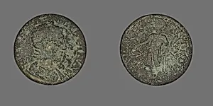 Coin Portraying the Empress Tranquillina by Ancient Roman
