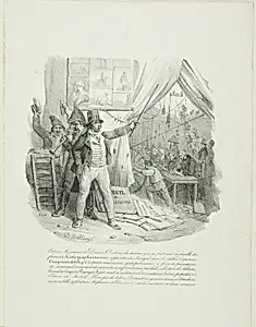 Come in, Ladies and Gentlemen, Inside you'll see the Famous Lithographantoccini Family...Frontispiece for "Album of 1824"