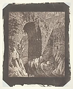 Copy of a Large Italian Print, Reduced in the Camera by William Henry Fox Talbot