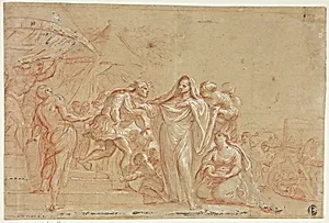 Coriolanus with Veturia and Volumnia at the Volscian Camp