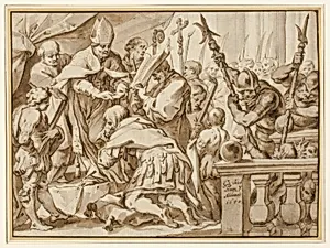 Coronation of Otto the Great in the Church of Saint'Ambrogio, Milan