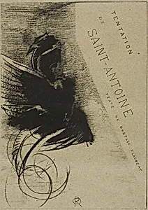 Cover-Frontispiece for the Temptation of St. Anthony by Odilon Redon