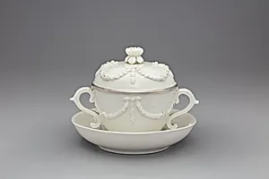 Covered Bowl and Stand
