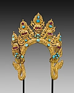 Crown for a Statue of Mahakala by Unknown