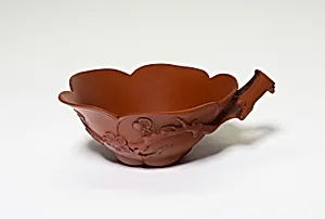 Cup in the Shape of a Plum Flower with Branch-Shaped Handle by Unknown