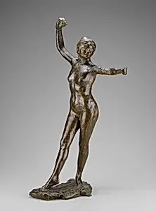 Dancer Ready to Dance, Right Foot Forward by Hilaire Germain Edgar Degas