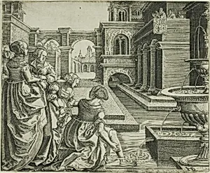 David and Bathsheba by Hans Brosamer