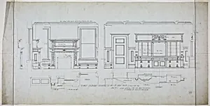 David Lewinsohn House, Chicago, Illinois, Dining Room Elevations and Details