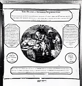Death of General Washington (Handkerchief) by Unknown