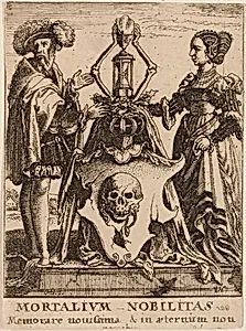 Death's Coat of Arms by Wenceslaus Hollar