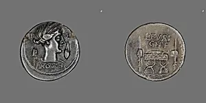 Denarius (Coin) Depicting the Goddess Ceres by Ancient Roman