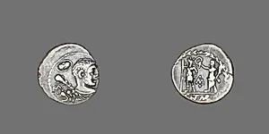 Denarius (Coin) Depicting the Hero Hercules by Ancient Roman