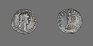 Denarius (Coin) Portraying Emperor Domitian by Ancient Roman
