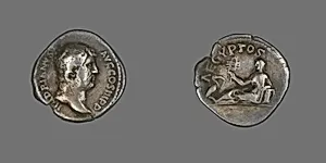 Denarius (Coin) Portraying Emperor Hadrian