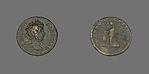 Denarius (Coin) Portraying Emperor Septimius Severus by Ancient Roman
