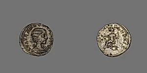Denarius (Coin) Portraying Julia Soaemias by Ancient Roman