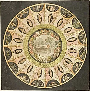 Design for a Circular Ceiling Decoration