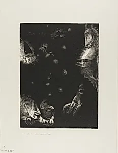 Different Peoples Inhabit the Countries of the Ocean, plate 23 of 24 by Odilon Redon