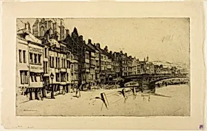 Dinant, plate nine from the Belgian Set