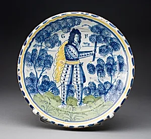 Dish Depicting King George I of England