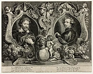 Double Portrait of Rubens and Van Dyck