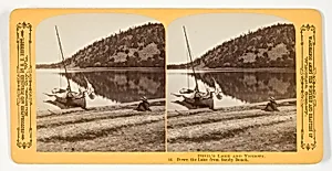 Down the Lake from Sandy Beach, No. 44 from the series "Devil's Lake and Vicinity" by Henry Hamilton Bennett
