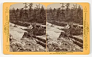 Down through the Falls, No. 1806 from the series "Dells of the St. Louis River"