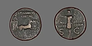 Dupondius (Coin) Portraying Germanicus Caesar by Ancient Roman