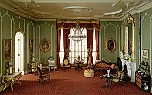 E-14: English Drawing Room of the Victorian Period, 1840-70 by Narcissa Niblack Thorne