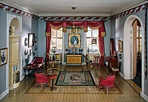 E-28: German Sitting Room of the Biedermeier Period, 1815-50