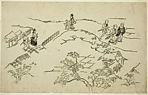 Emon Hill, from the series "The Appearance of Yoshiwara (Yoshiwara no tei)" by Hishikawa Moronobu