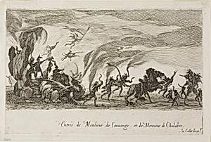 Entry of M. de Couvonage and M. de Chalabre, from The Combat at the Barrier by Jacques Callot