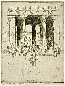 Euston by Joseph Pennell