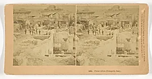 Excavation Pompeii, Italy