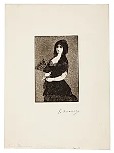 Exotic Flower (Woman in a Mantilla) by Édouard Manet
