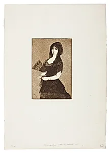 Exotic Flower (Woman in a Mantilla) by Édouard Manet