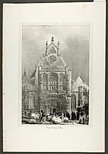 Facade of the Church of Brou