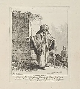 Femme du Peuple (Woman of the People, plate one from Divers Habillements des Peuples du Nord)