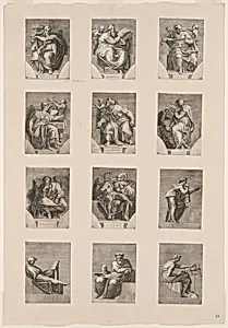 Figures from the Ceiling of the Sistine Chapel