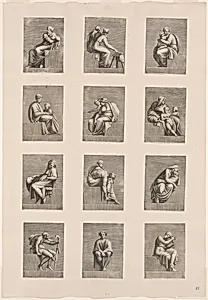 Figures from the Ceiling of the Sistine Chapel