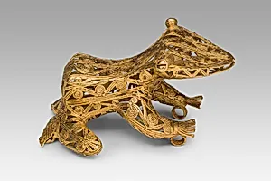 Filagree Pendant in the Form of a Frog or Toad