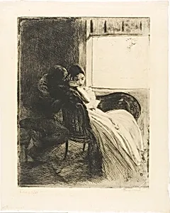 Flirtation, plate six from Woman