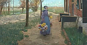 Flower Girl in Holland