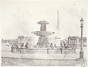 Fontaine, place de la Concorde, Paris
