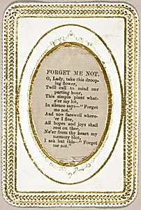 Forget Me Not (valentine)