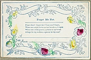 Forget Me Not (valentine) by Unknown