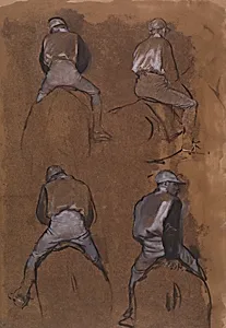 Four Studies of a Jockey